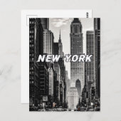New York City Skyline Briefkaart (Voorkant / Achterkant)