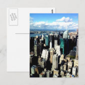 New York City Skyline Briefkaart (Voorkant / Achterkant)