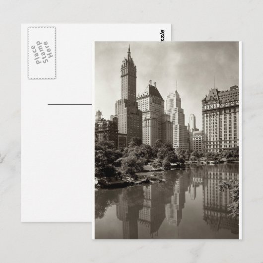  New York City Skyline Briefkaart (Voorkant / Achterkant)