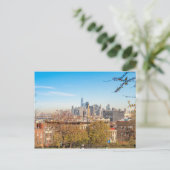 New York City Skyline Briefkaart (Staand voorkant)