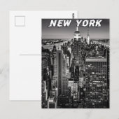 New York City Skyline Briefkaart (Voorkant / Achterkant)