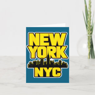 New york city skyline bronx queens manhattan staat kaart