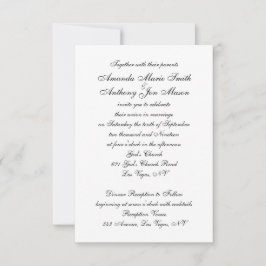 New York City Skyline Brooklyn Wedding Invitation Kaart