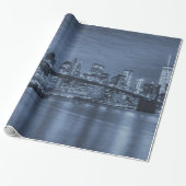 New York City Skyline Cadeaupapier (Uitgerold)
