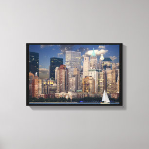 New York City Skyline Canvas Afdruk