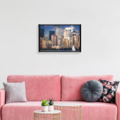 New York City Skyline Canvas Afdruk (Insitu (Woonkamer))