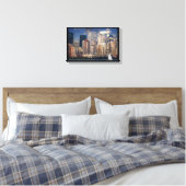 New York City Skyline Canvas Afdruk (Insitu (Slaapkamer))