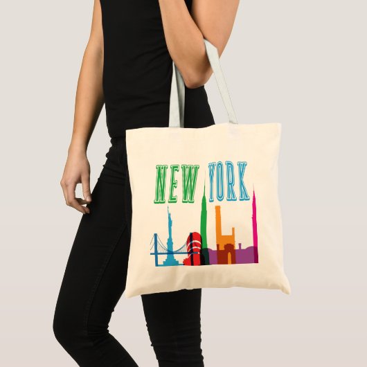 New York City Skyline Canvas tas (Voorkant (product))