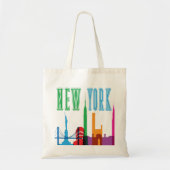 New York City Skyline Canvas tas (Voorkant)