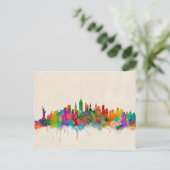 New York City Skyline Cityscape Briefkaart (Staand voorkant)
