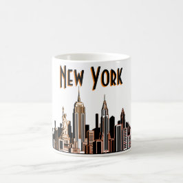 New York City Skyline Coffee Mok