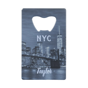 New York City Skyline Creditkaart Flessenopener
