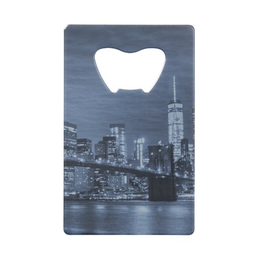 New York City Skyline Creditkaart Flessenopener (Achterkant)