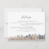 NEW YORK CITY Skyline Details Enclosure Card Kaart (Voorkant)