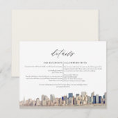 NEW YORK CITY Skyline Details Enclosure Card Kaart (Voorkant / Achterkant)