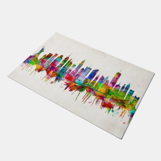 New York City Skyline Deurmat (Schuin)