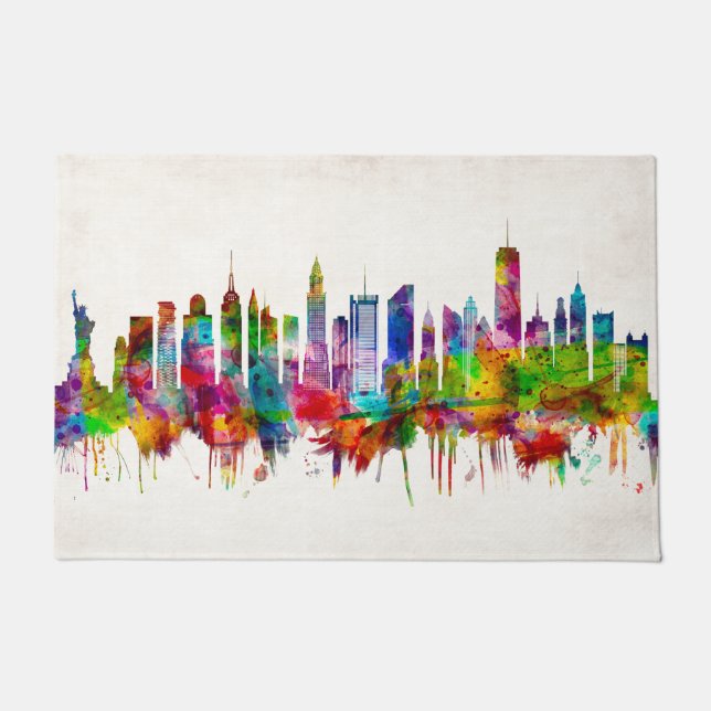 New York City Skyline Deurmat (Voorkant)
