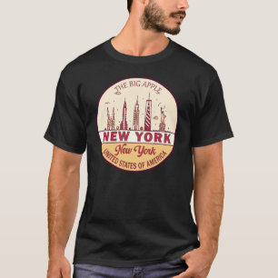 New York City Skyline Emblem T-shirt