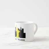 New York City Skyline Espresso Kop (Voorkant rechts)