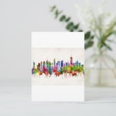 New York City Skyline Feestdagenkaart (Staand voorkant)