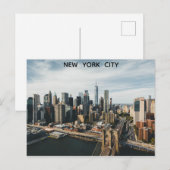 New York City Skyline Foto Briefkaart (Voorkant / Achterkant)
