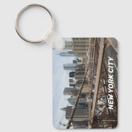 New York City Skyline Foto Sleutelhanger