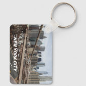 New York City Skyline Foto Sleutelhanger (Achterkant)