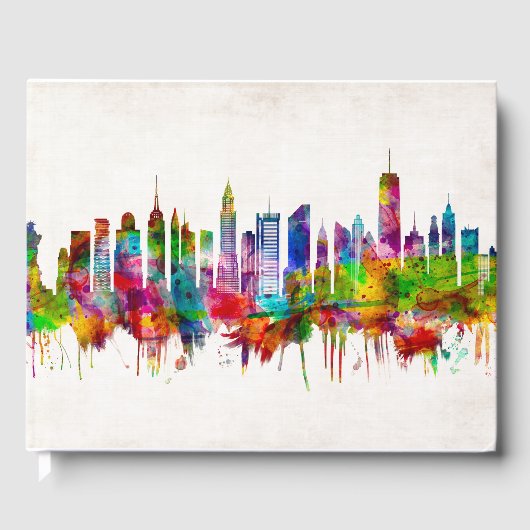 New York City Skyline Gastenboek (Voorkant)