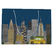 New York City Skyline Groot Cadeauzakje (Achterkant)