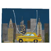 New York City Skyline Groot Cadeauzakje (Achterkant)