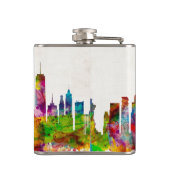 New York City Skyline Heupfles (Achterkant)