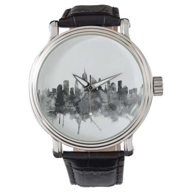 New York City Skyline Horloge (Voorkant)
