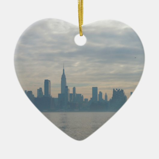 New york City skyline Keramisch Ornament (Voorkant)