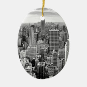 New York City Skyline Keramisch Ornament