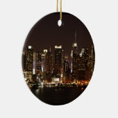 New York City Skyline Keramisch Ornament (Rechts)