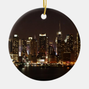 New York City Skyline Keramisch Ornament