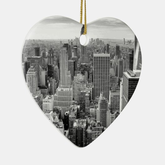 New York City Skyline Keramisch Ornament (Rechts)
