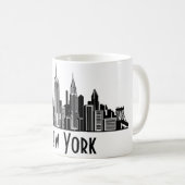 New York City Skyline Koffiemok (Voorkant rechts)