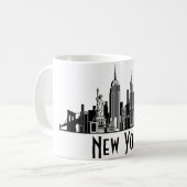 New York City Skyline Koffiemok (Voorkant links)