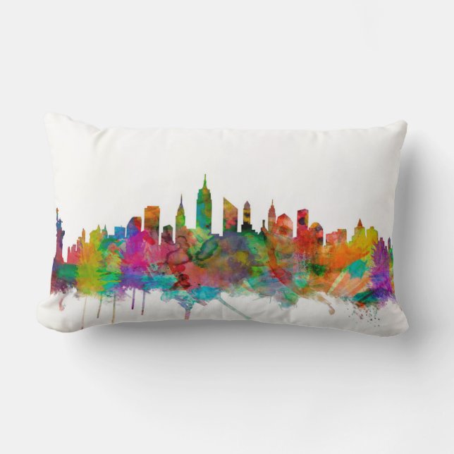 New York City Skyline Kussen (Voorkant)