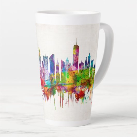 New York City Skyline Latte Mok (Rechterhoek)
