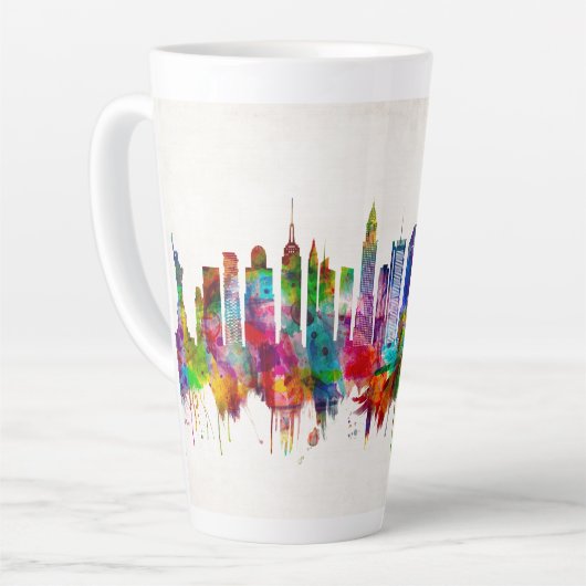 New York City Skyline Latte Mok (Linkerhoek)