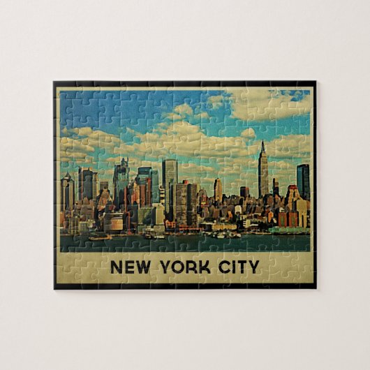 New York City Skyline Legpuzzel (Horizontaal)
