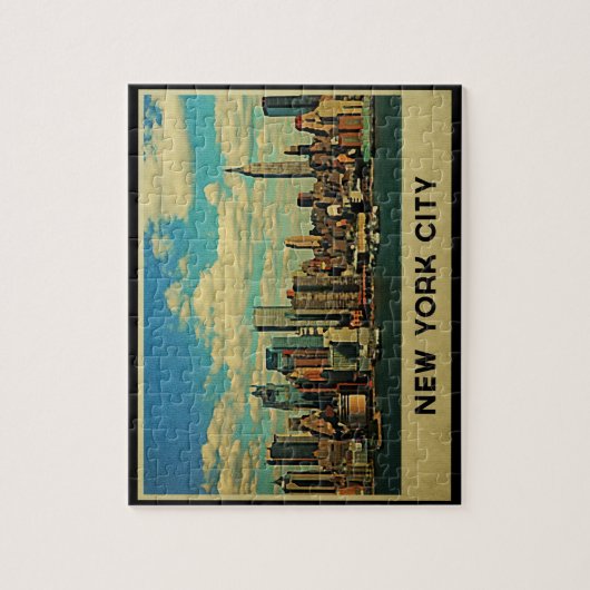 New York City Skyline Legpuzzel (Verticaal)
