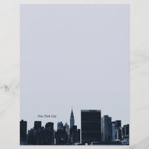 New York City Skyline Letterhead