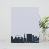 New York City Skyline Letterhead (Staand voorkant)