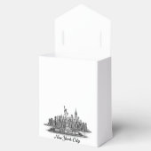 New York City Skyline Line Art Illustration Bedankdoosjes (Geopend)