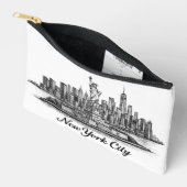 New York City Skyline Line Art Illustration Etui (Open)