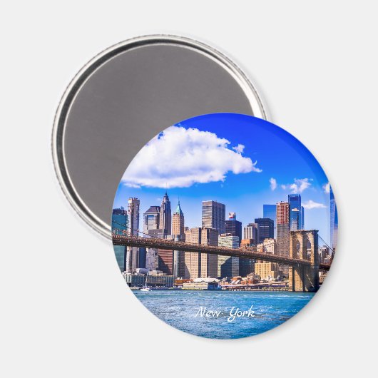 New York City skyline Magneet (Voorkant / Achterkant)