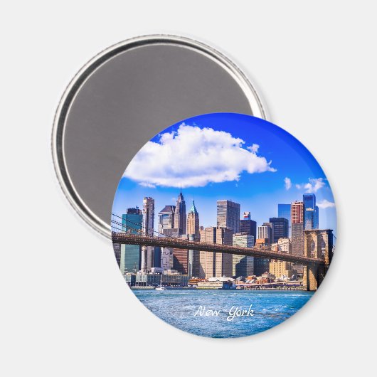 New York City skyline Magneet (Voorkant / Achterkant)